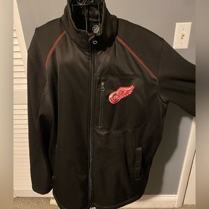 NHL Black Red Wings Jacket